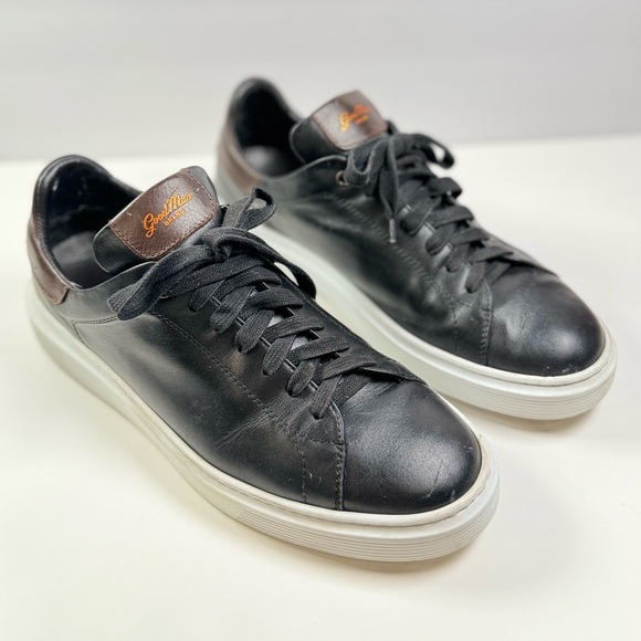 Good Man Brand Legend London Classic Leather Sneakers Size 9 - Picture 3 of 9